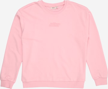 ONLY GIRLS Sweatshirt in Pink: front