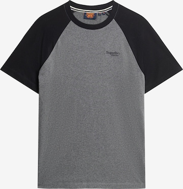 T-Shirt 'Essential' Superdry en gris : devant