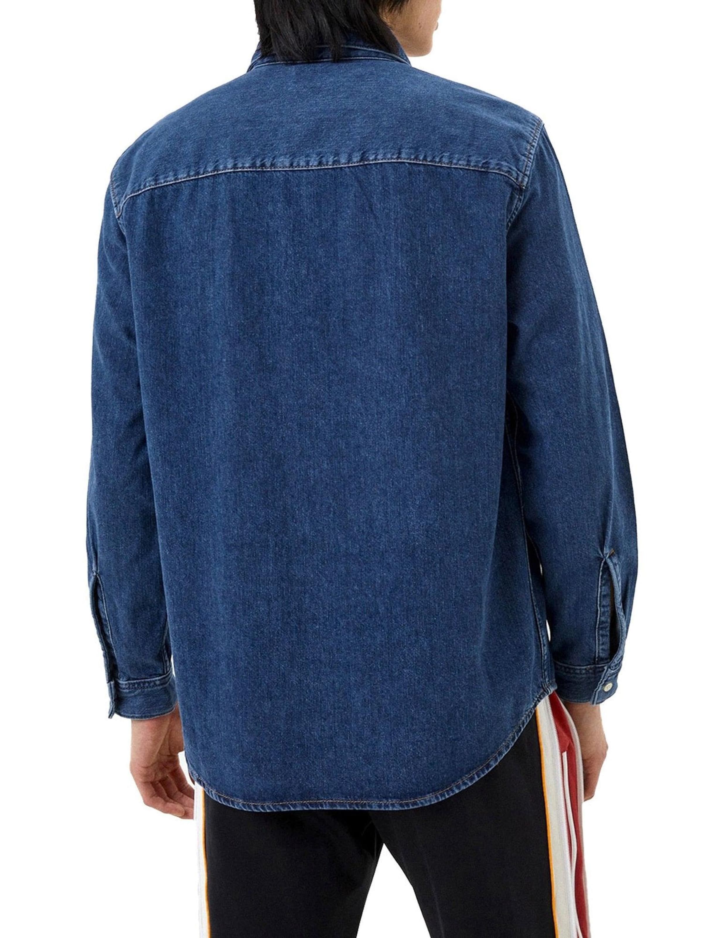 DIESEL Regular fit Overhemd 'D-SIMPLY' in Blauw