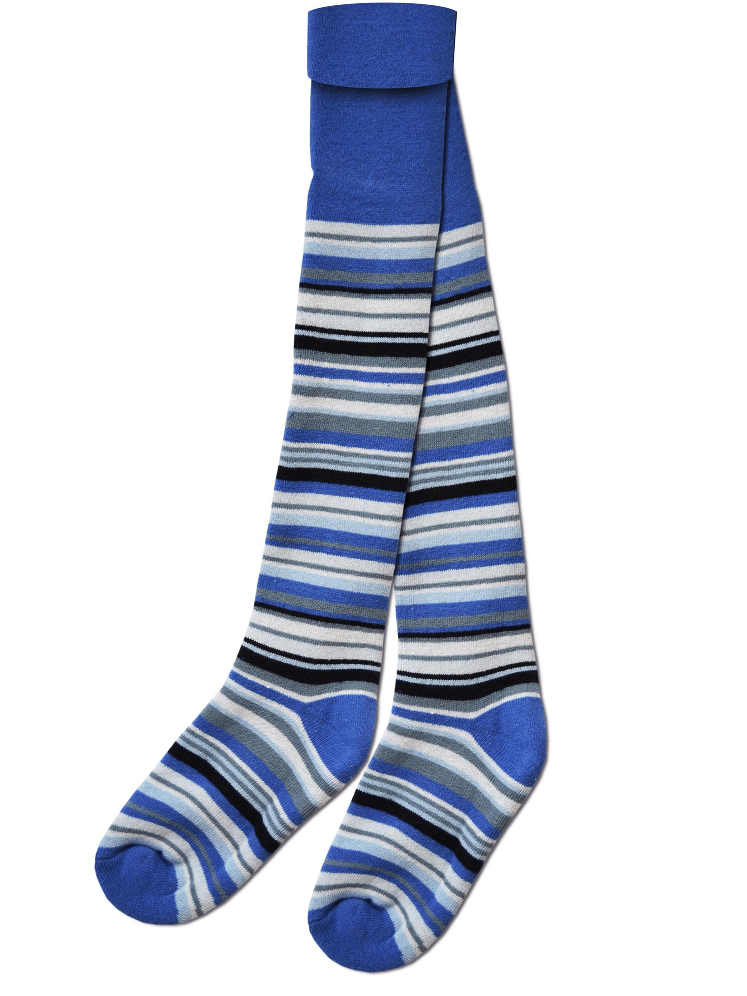 normani Kousen in Blauw: voorkant