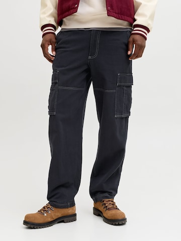 Loosefit Jeans cargo '12288612' di JACK & JONES in nero