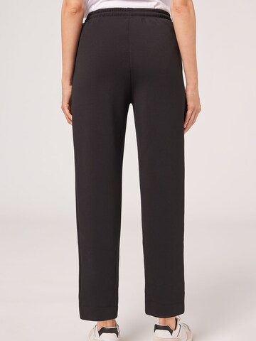 CALZEDONIA Loose fit Pants 'POCKETS' in Black