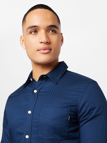 Dockers Slim fit Button Up Shirt in Blue