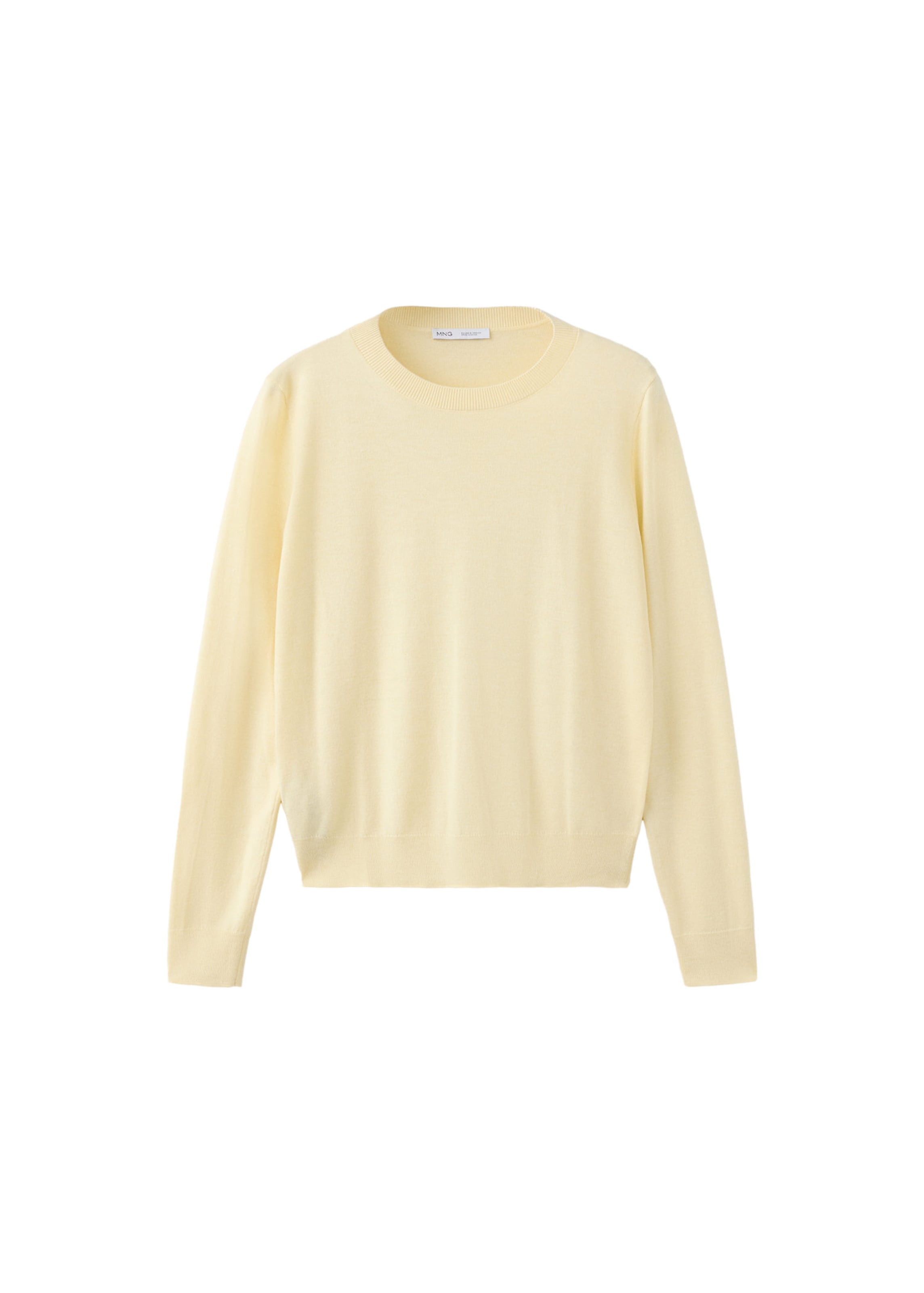 MANGO Pullover 'LUCCACIR' in Gelb: Vorderseite