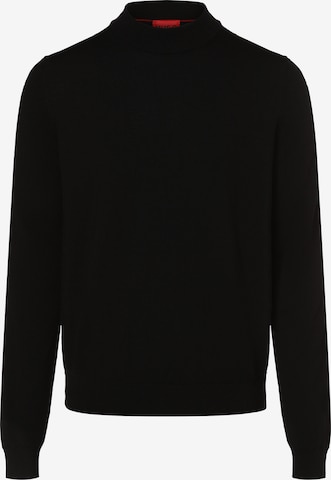 HUGO Red - Pullover 'San Matteo' em preto: frente