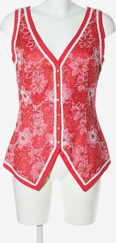 Hübner Haute Couture Spitzentop in M in Red: front