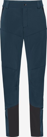 VAUDE Regular Outdoor Pants 'Larice IV' in Blue: front