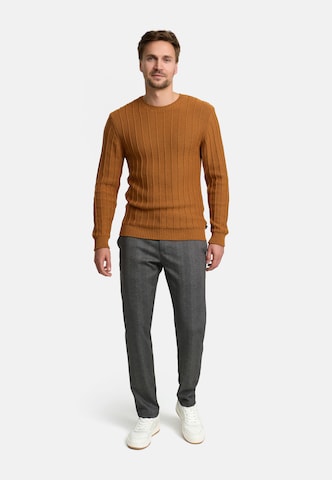 Pull-over 'JFTruman' JEFF en marron