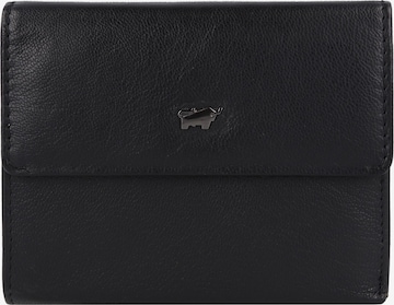 Braun Büffel Wallet 'Anna' in Black: front