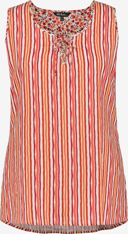 Ulla Popken Pajama Shirt in Orange: front