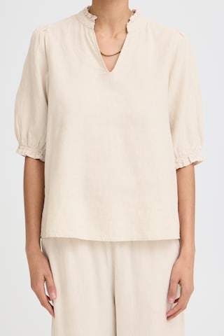 b.young Bluse 'BYFALAKKA' in Beige