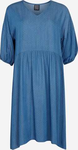 Pont Neuf Kleid 'Amarie' in Blau: predná strana