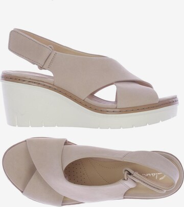 CLARKS Sandals & High-Heeled Sandals in 36 in Pink: front