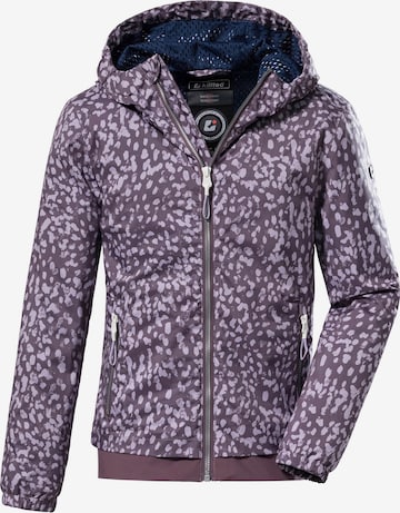 KILLTEC Outdoor jacket 'Kos' in Purple: front