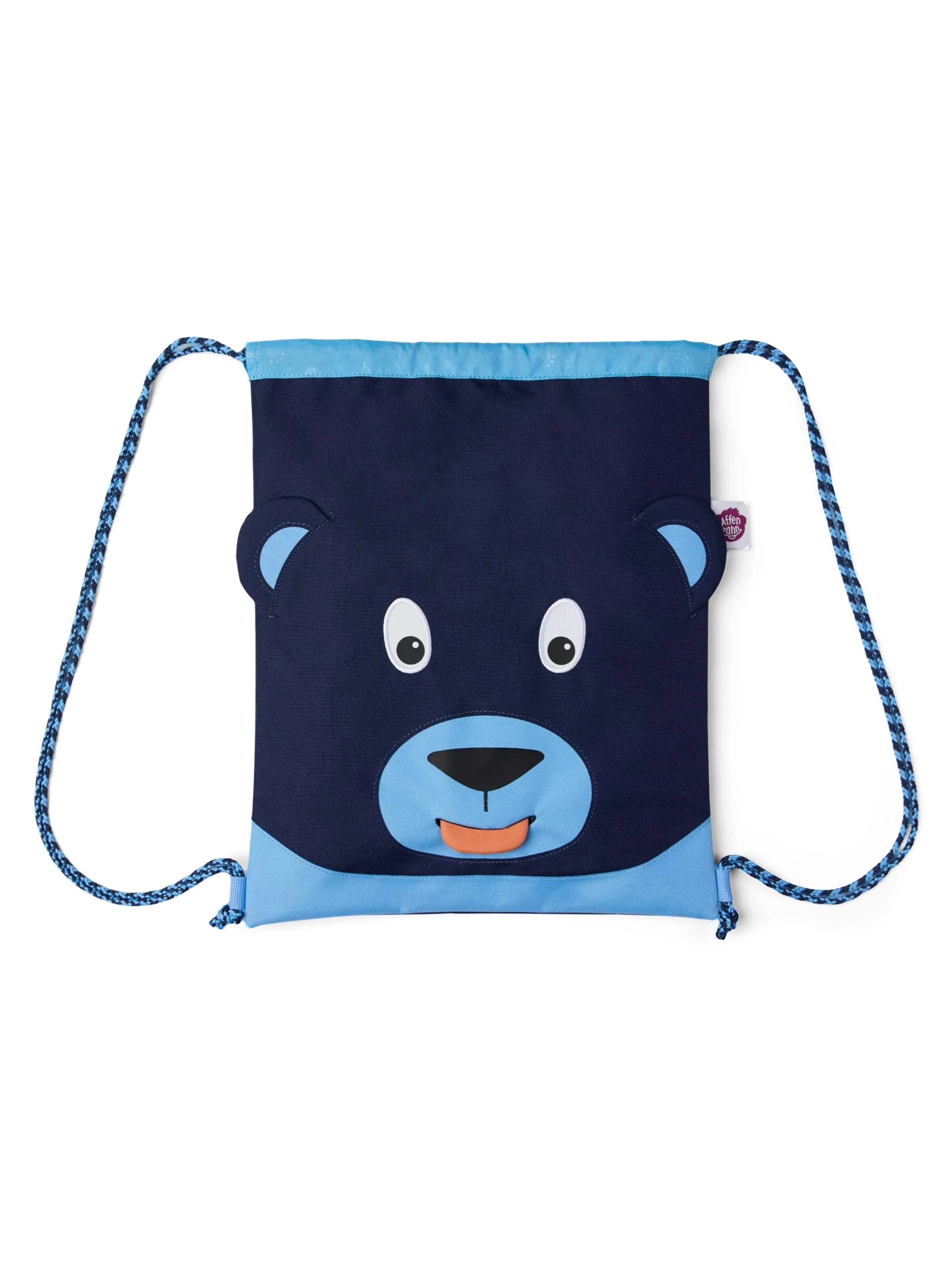 Affenzahn Gym Bag 'Sportbeutel Sportbeutel' in Blue: front