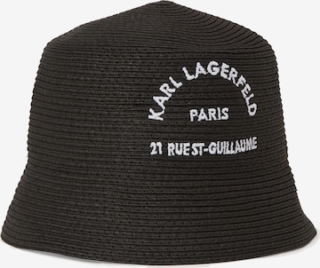 Karl Lagerfeld Hattu 'Rue St-Guillaume' värissä musta