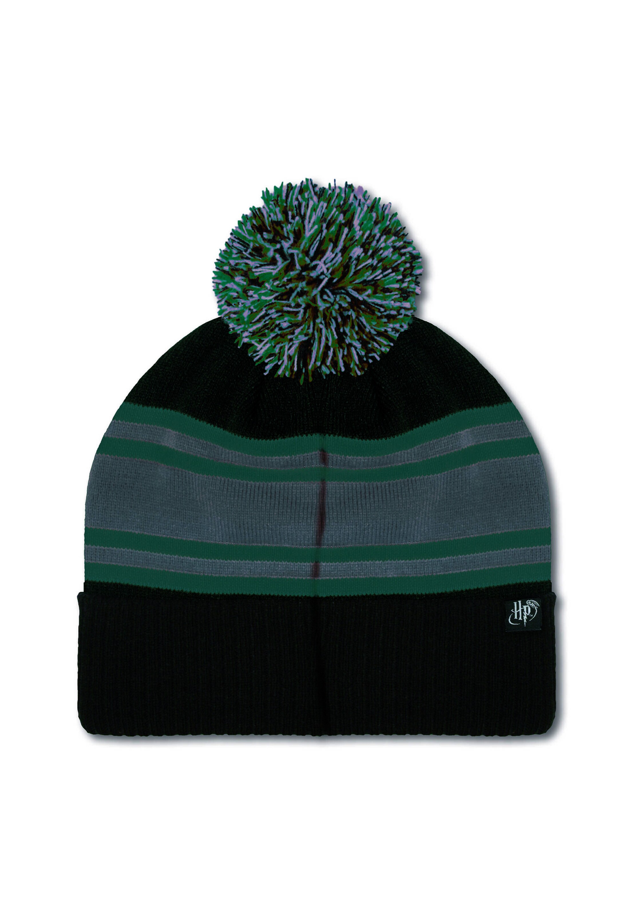 LOGOSHIRT Mütze 'Harry Potter - Slytherin' in Schwarz