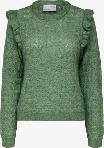 SELECTED FEMME Pullover in Grün: predná strana