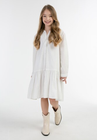 Robe IZIA en blanc : devant