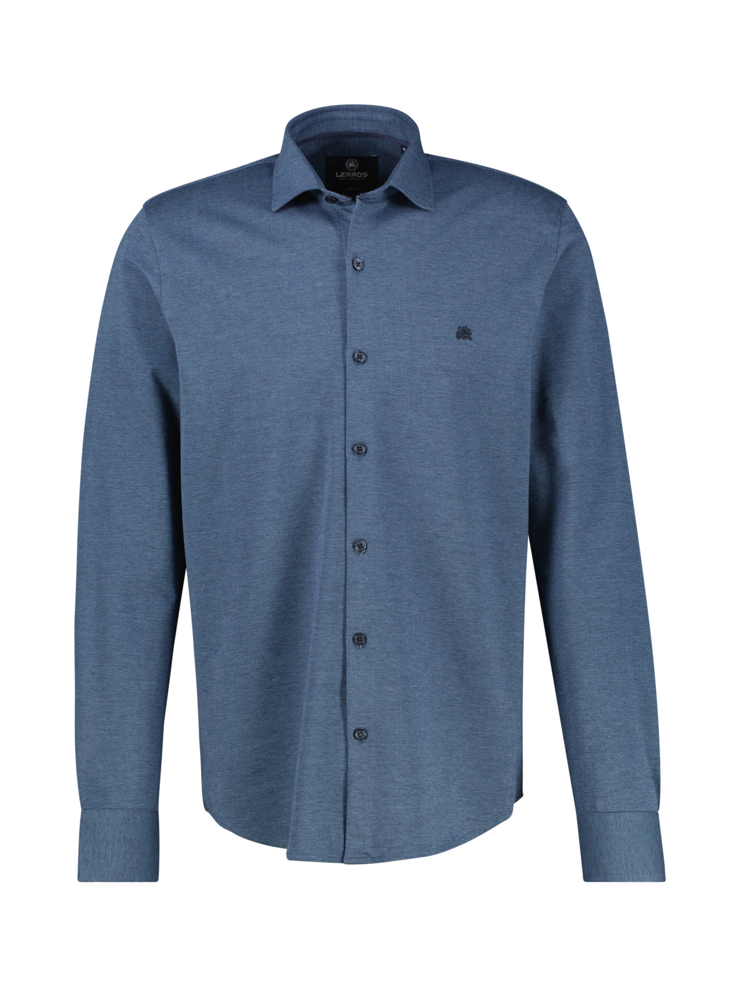 LERROS Button Up Shirt in Blue: front