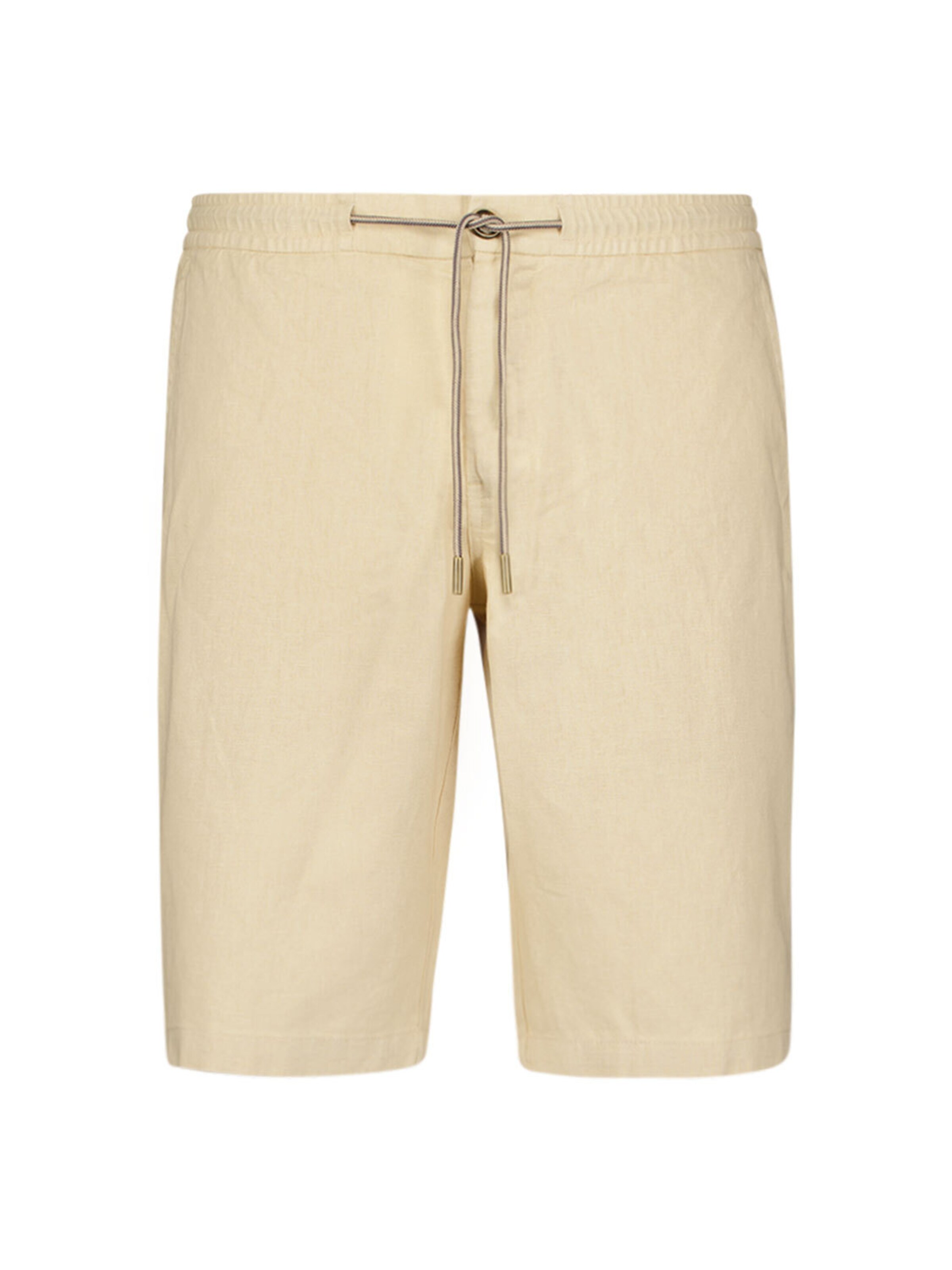 No Excess Regular Shorts in Beige: Vorderseite