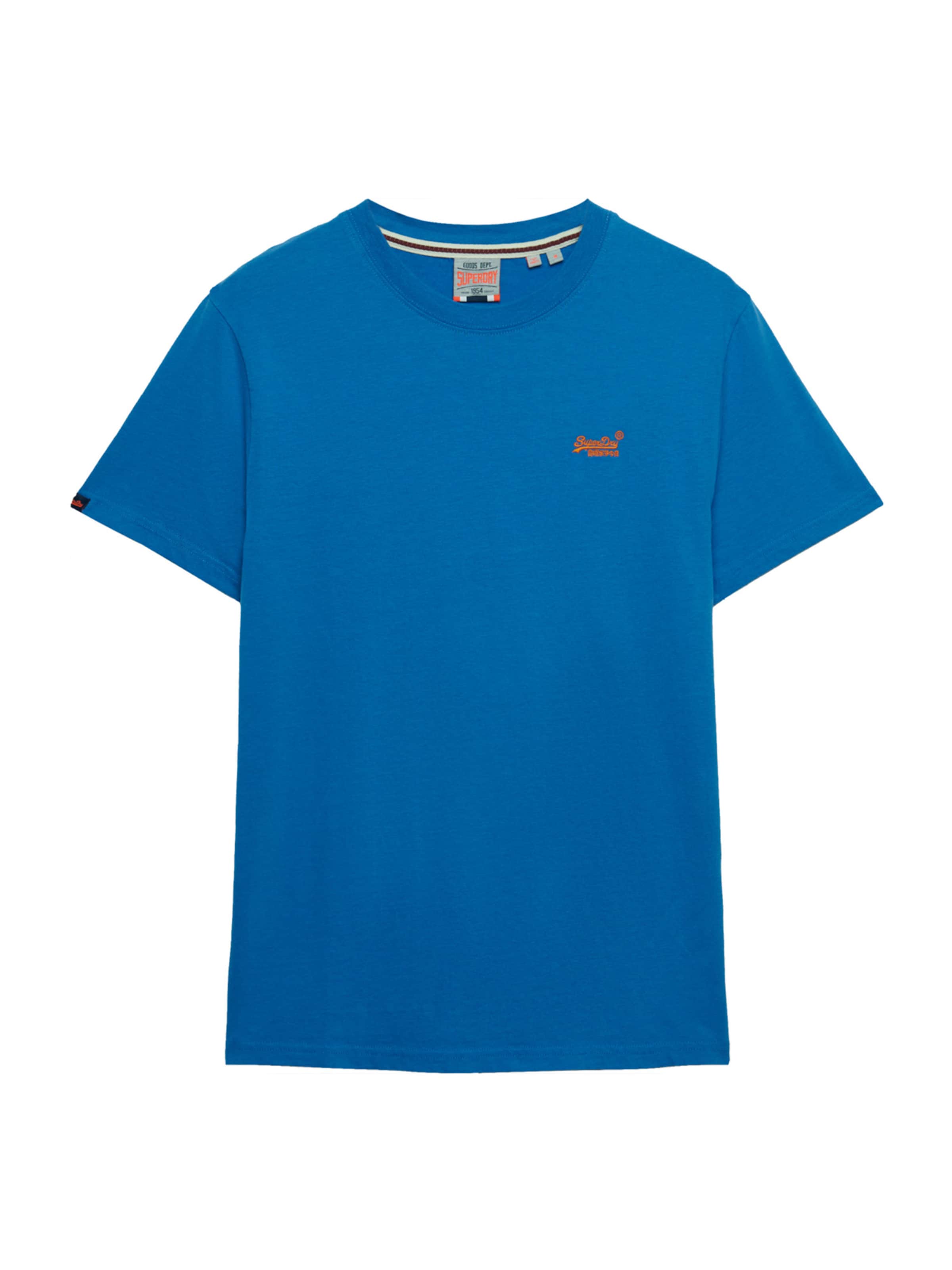 Superdry & Co Μπλουζάκι 'Essential' σε μπλε: μπροστά