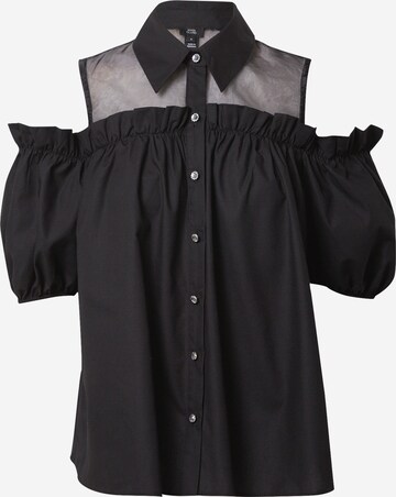 River Island Blouse in Black: front