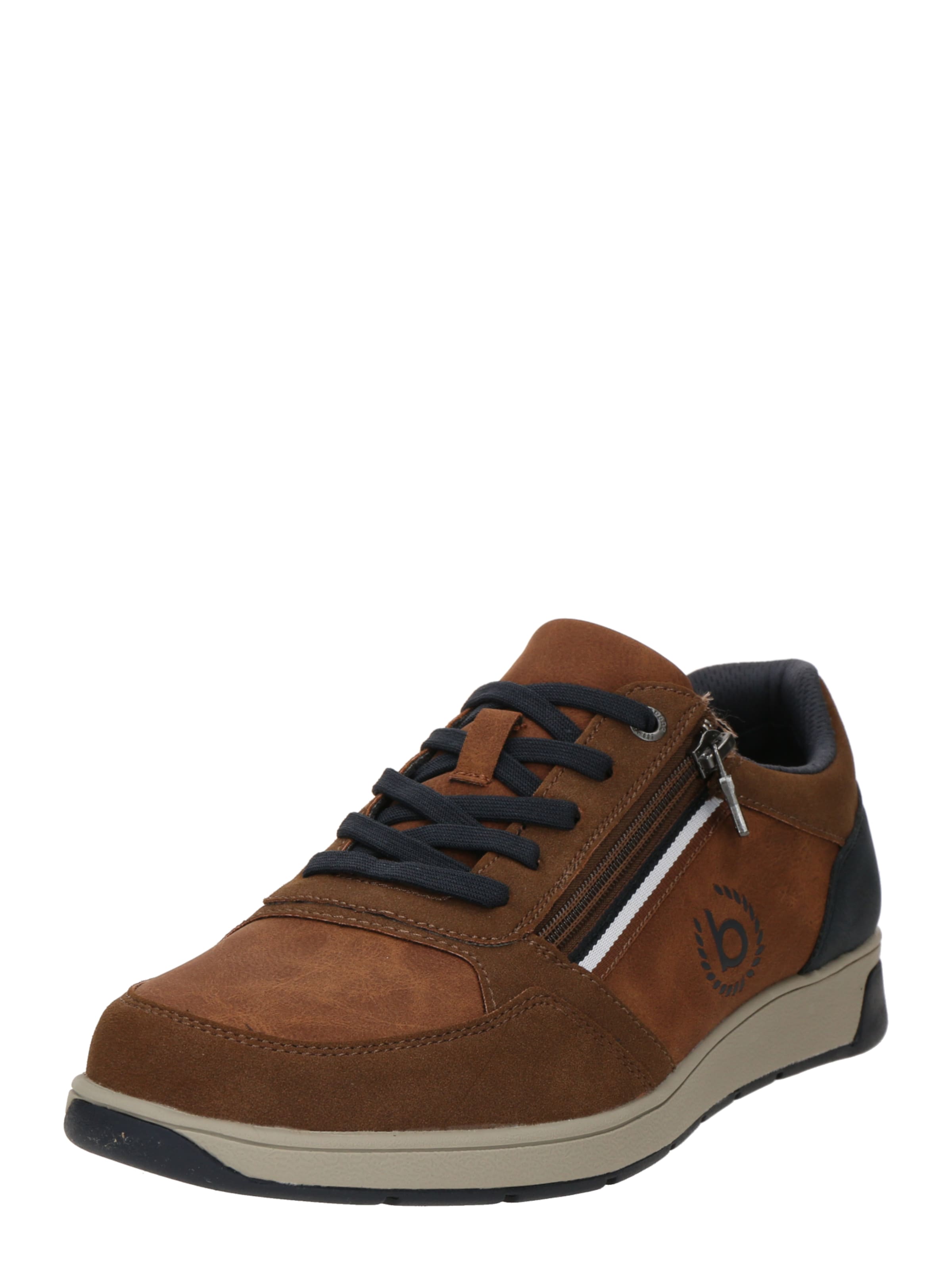 bugatti Platform trainers 'Arriba' in Brown: front
