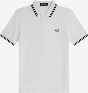 T-Shirt Fred Perry en blanc : devant