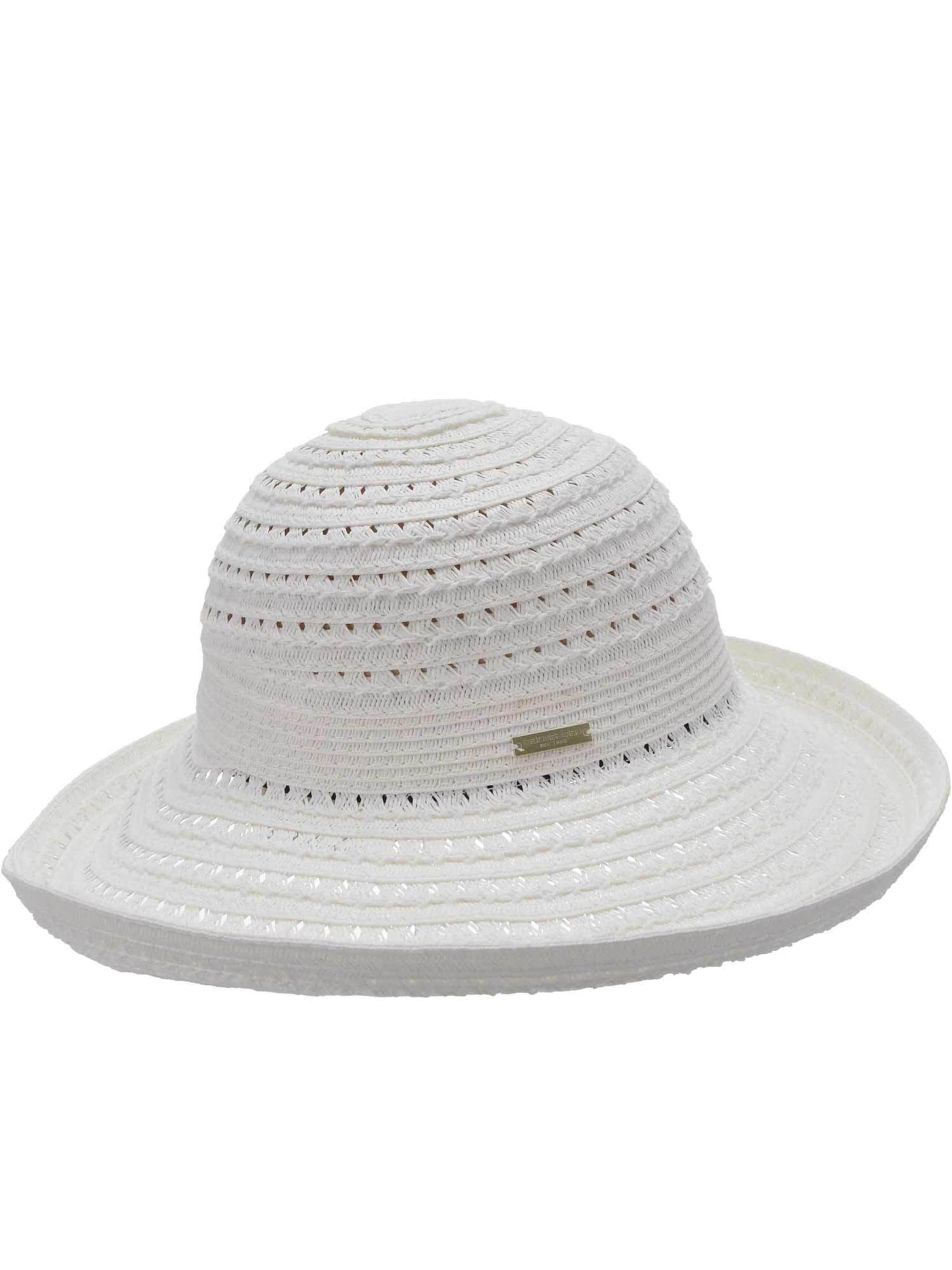 Seeberger Hat 'Hut' in White: front