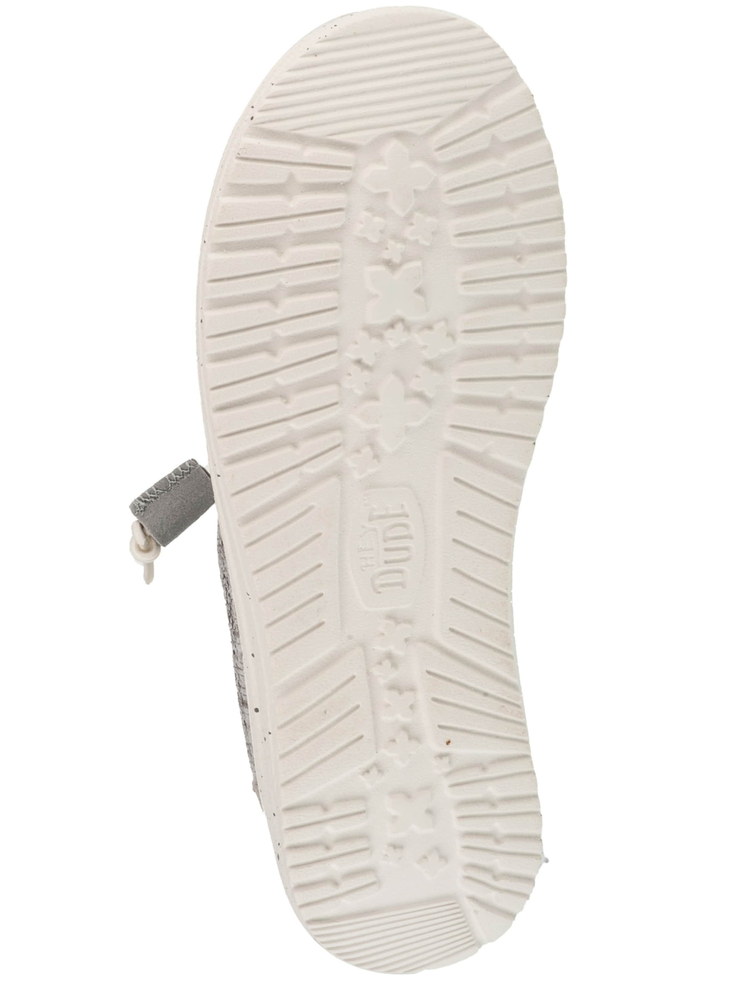 HEY DUDE Moccasin 'Wendy Stretch Sox' in Grey