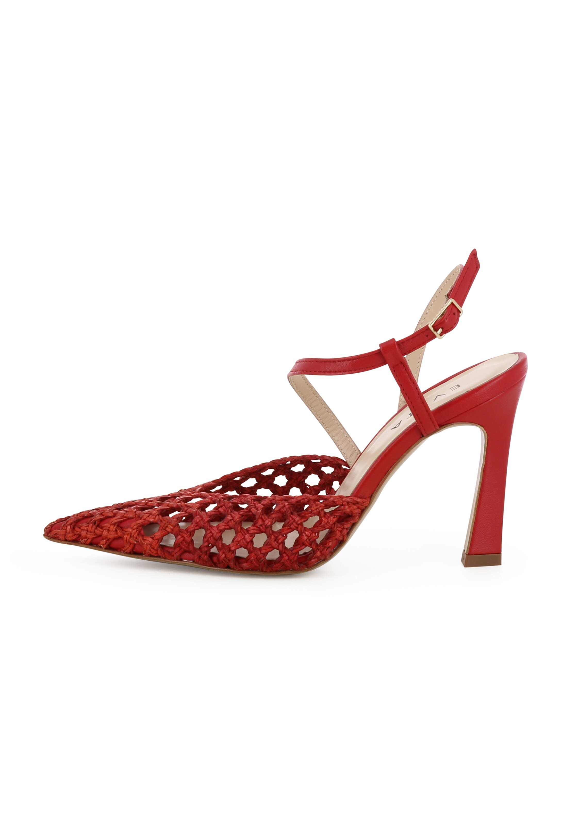 EVITA Slingpumps in Rood: voorkant
