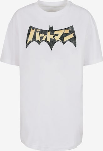 T-shirt 'DC Comics Batman International' F4NT4STIC en blanc : devant