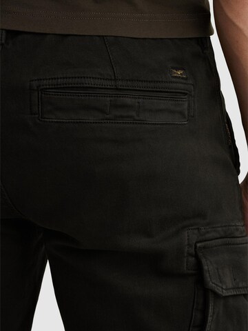 PME Legend Normalny krój Spodnie 'Expedizor regular fit cargo shorts' w kolorze czarny