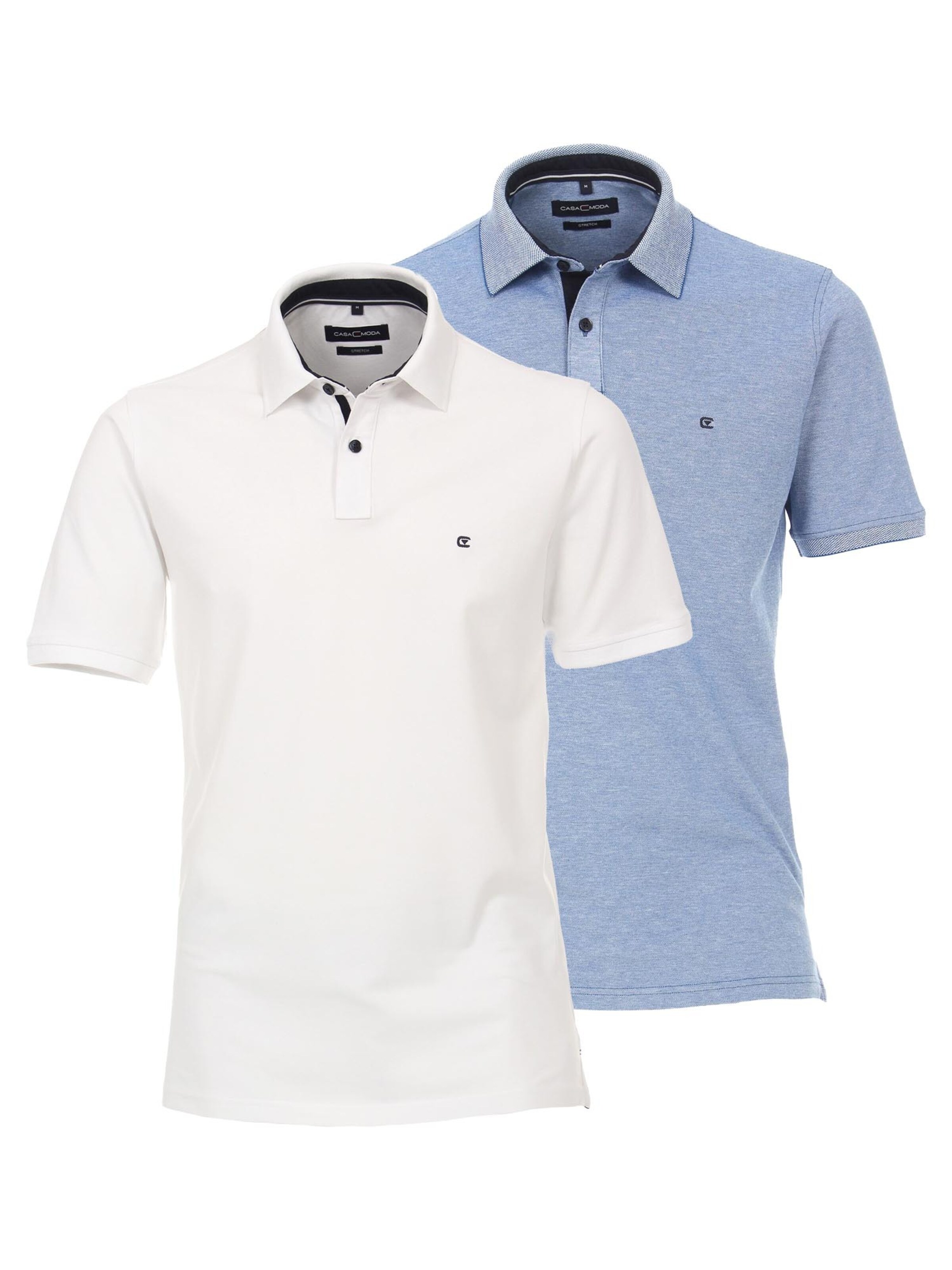 CASAMODA Shirt 'Basic' in Blue: front