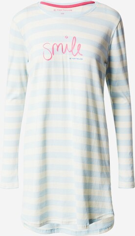 TOM TAILOR Nightgown in Blue: front