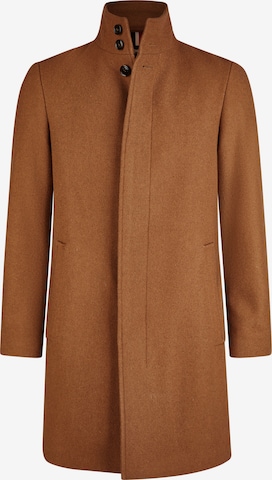 HECHTER PARIS Between-seasons coat in Brown: front