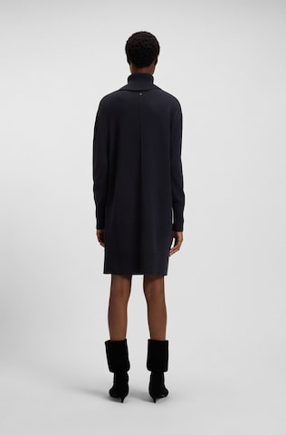 BOSS Orange Strickkleid in Schwarz