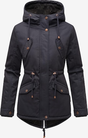 MARIKOO Talviparka 'Manolya' värissä sininen: etupuoli