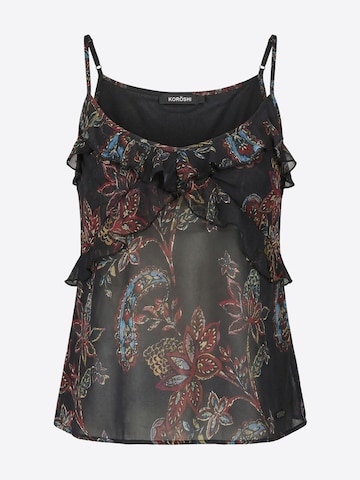 KOROSHI Toppi värissä musta