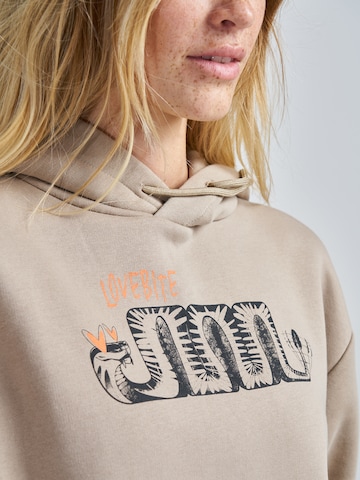 ABOUT YOU x Swalina&Linus Sweatshirt 'Ilja' in Beige