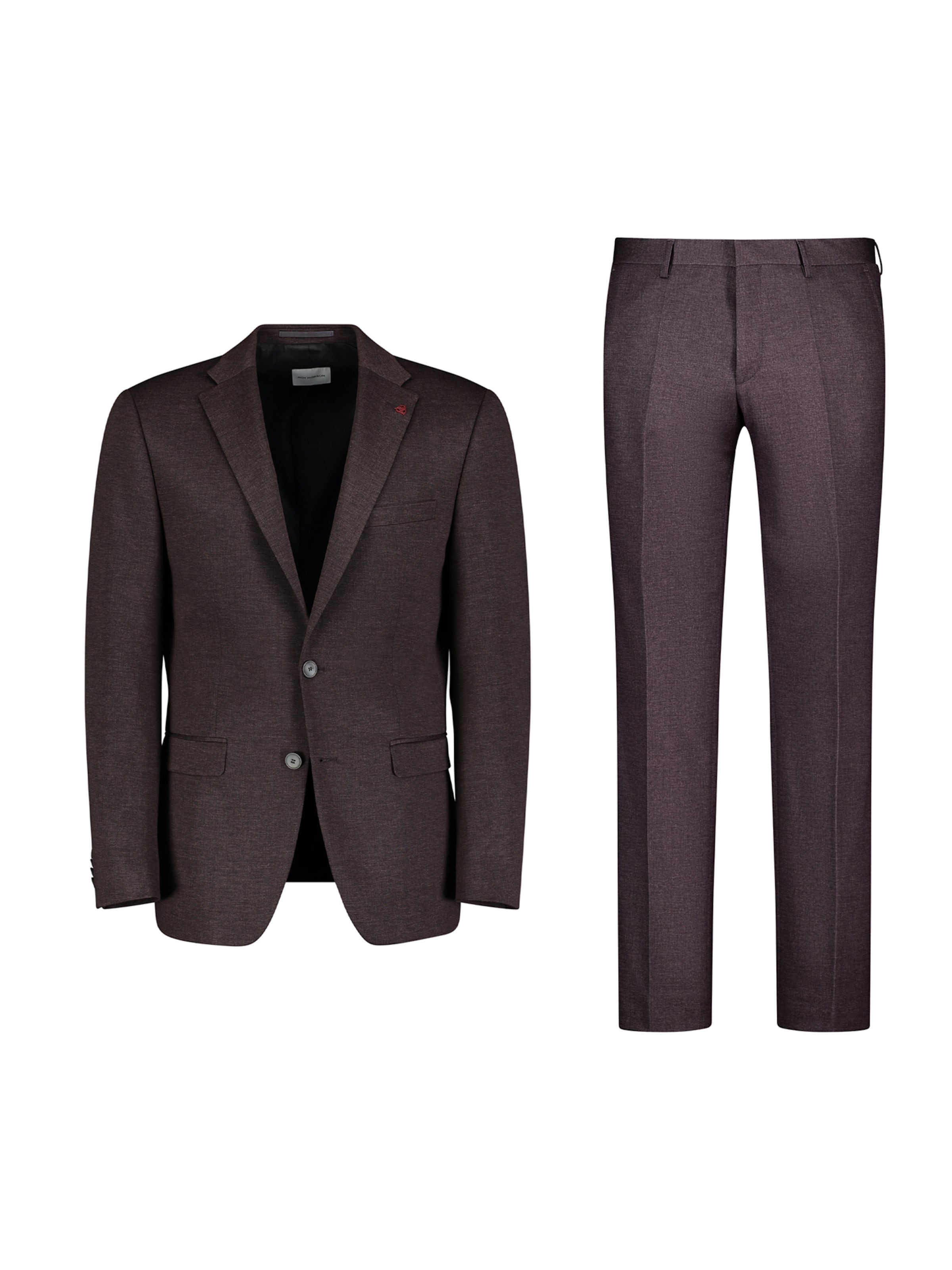 ROY ROBSON Slimfit Anzug in Lila: Vorderseite