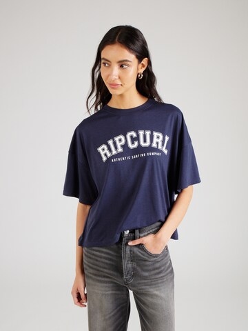 Tricou de la RIP CURL pe albastru: față