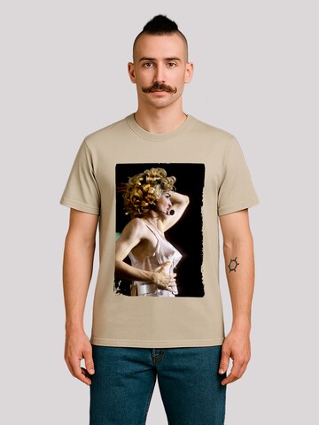 T-Shirt 'Madonna Live At Wembley 1990 By Stephen Wright' F4NT4STIC en beige : devant