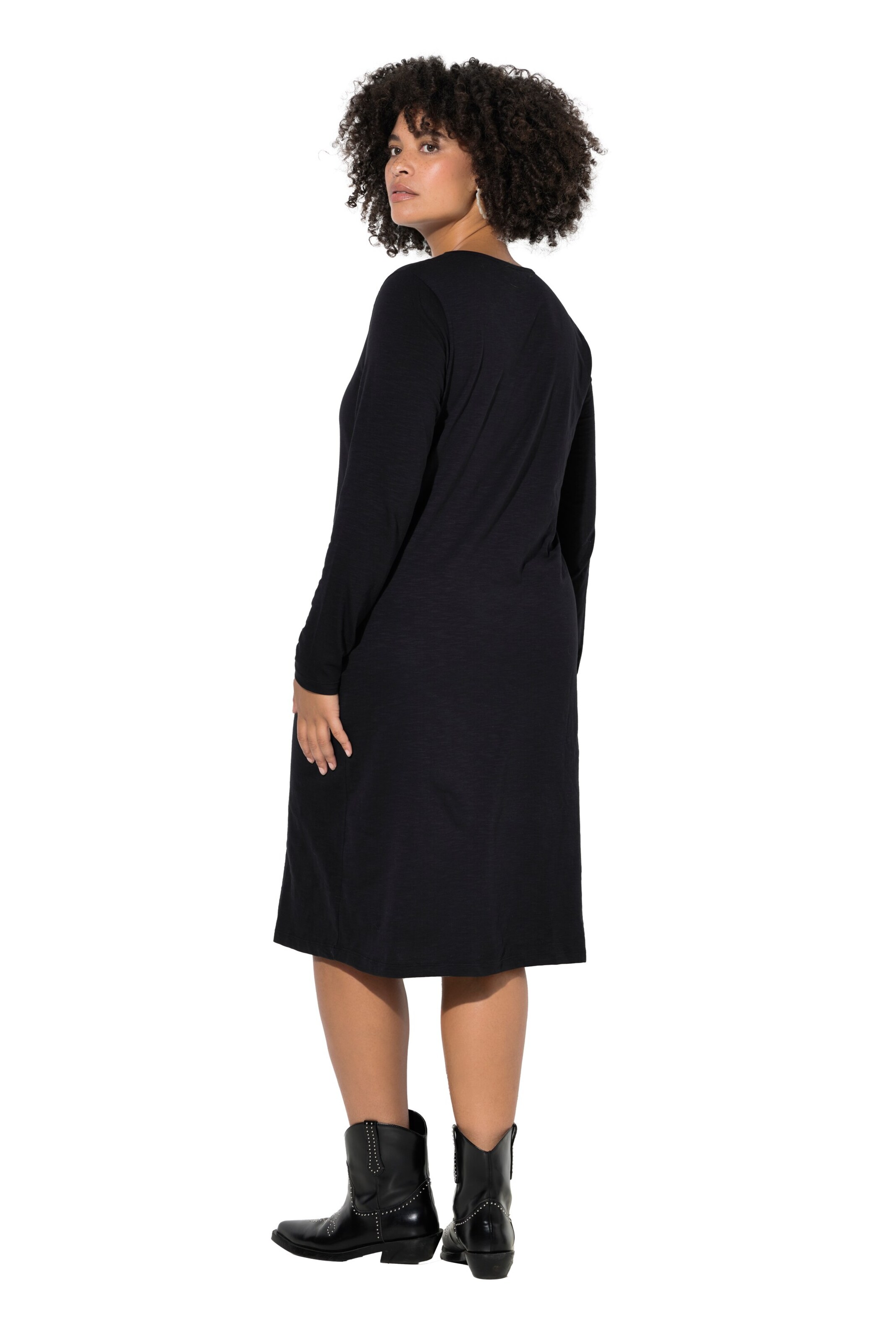 Angel of Style Midikleid in Schwarz