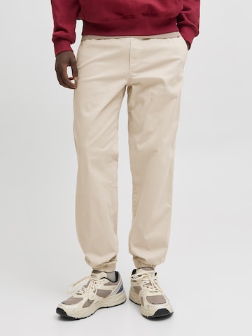 Effilé Pantalon 'JPSTKANE TROY' JACK & JONES en beige : devant