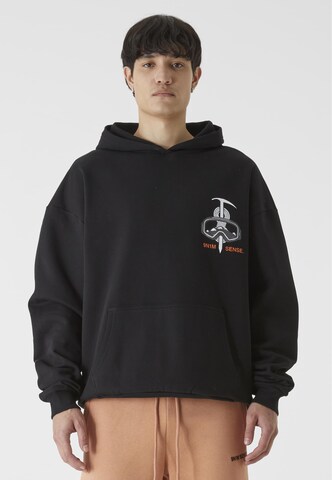 9N1M SENSE Sweatshirt 'Aspen' in Black: front
