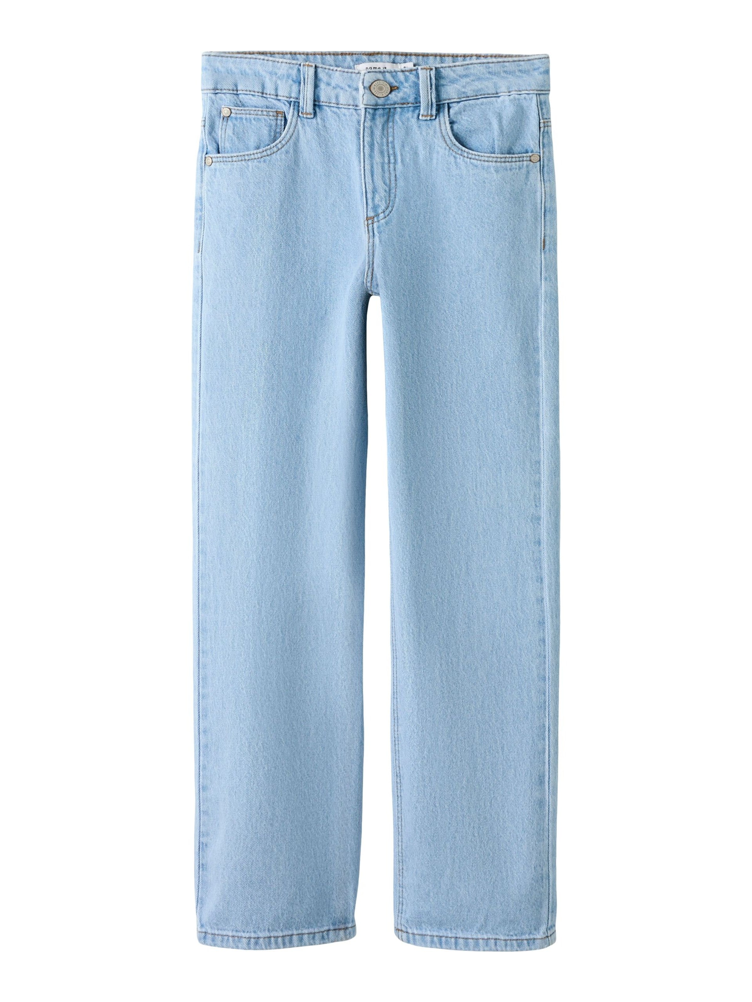 NAME IT Regular Jeans 'Jeans NKFROSE HW STRAIGHT JEANS 9222-RM' in Blue: front