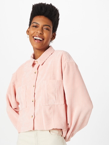 Cotton On Демисезонная куртка в Ярко-розовый: спереди
