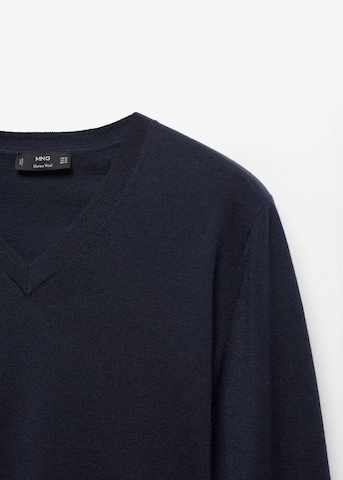 MANGO MAN Pullover in Blau